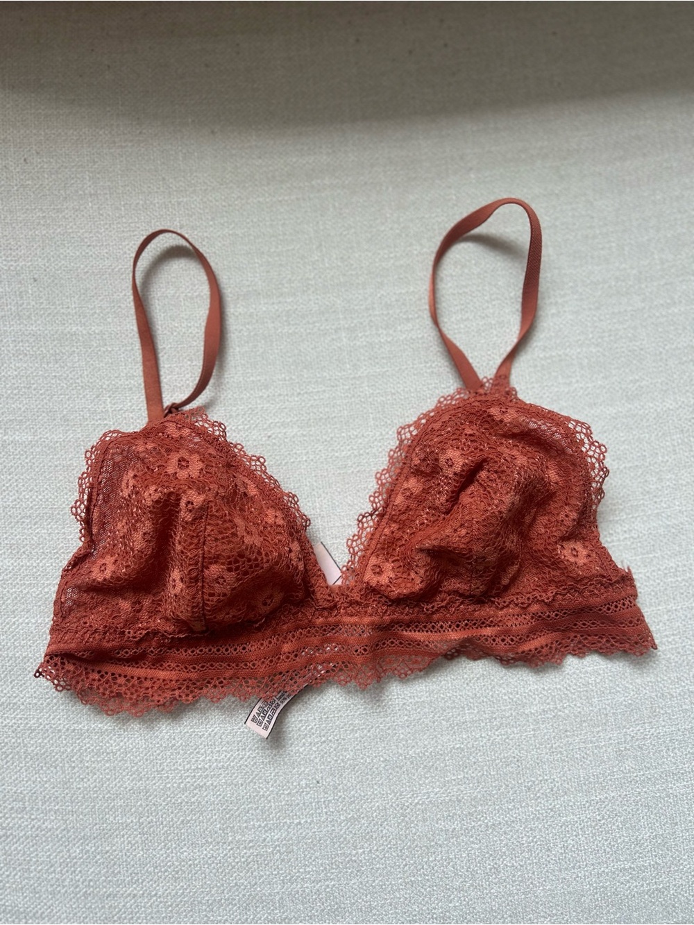 Victoria’s Secret Lace Bralette in Rust Red - Women's Intimates